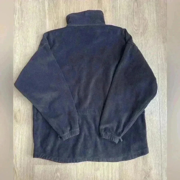 Columbia Women’s Full Zip Fleece Jacket 2XL Black Adjustable Cinch Waist - Picture 2 of 13